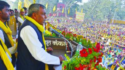 वीवीआईपी क्षेत्रों में राजभर की चुनौती