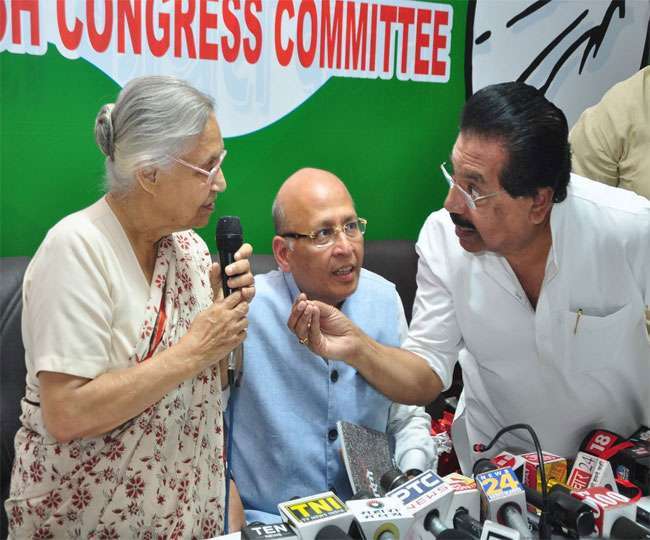 दिल्ली कांग्रेस में अंतरकलह, चाको और दीक्षित गुट आमने – सामने