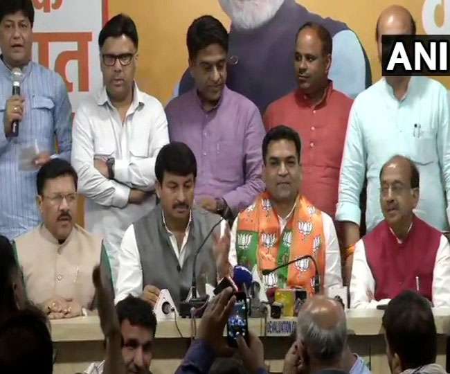 कपिल मिश्रा भाजपा में शामिल