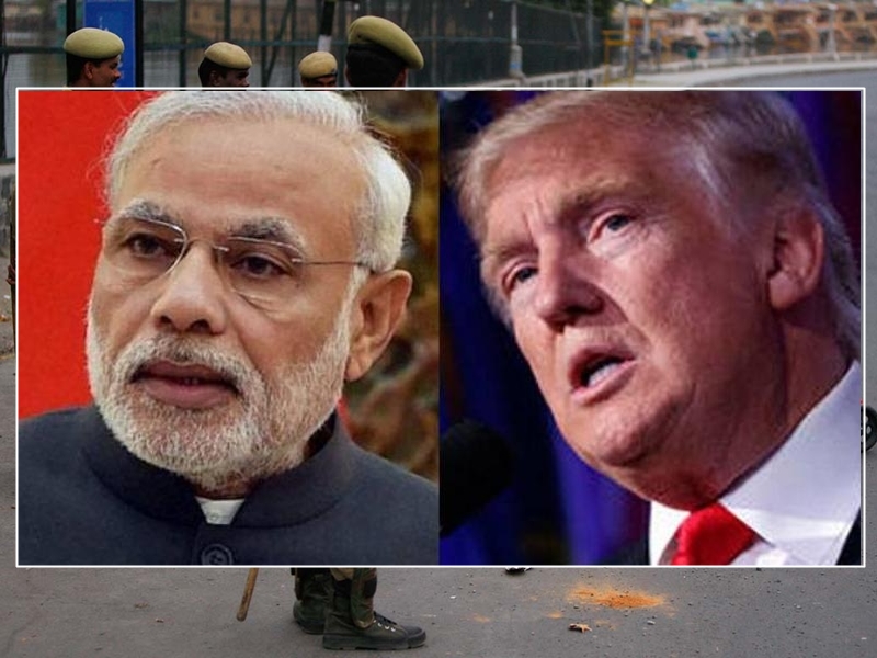 पीएम मोदी ने डोनाल्ड ट्रंप से फोन पर की बात