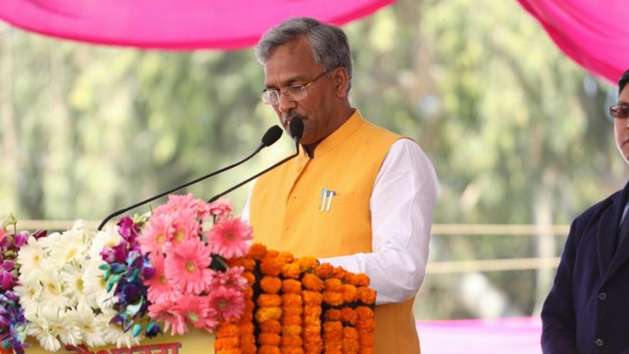 त्रिवेंद्र का छक्का
