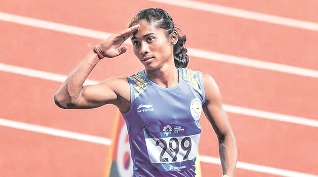 कोरोना खतरे के बीच हिमा दास ने खेल मंत्री को पत्र लिख मांगी अभ्यास करने की इजाजत
