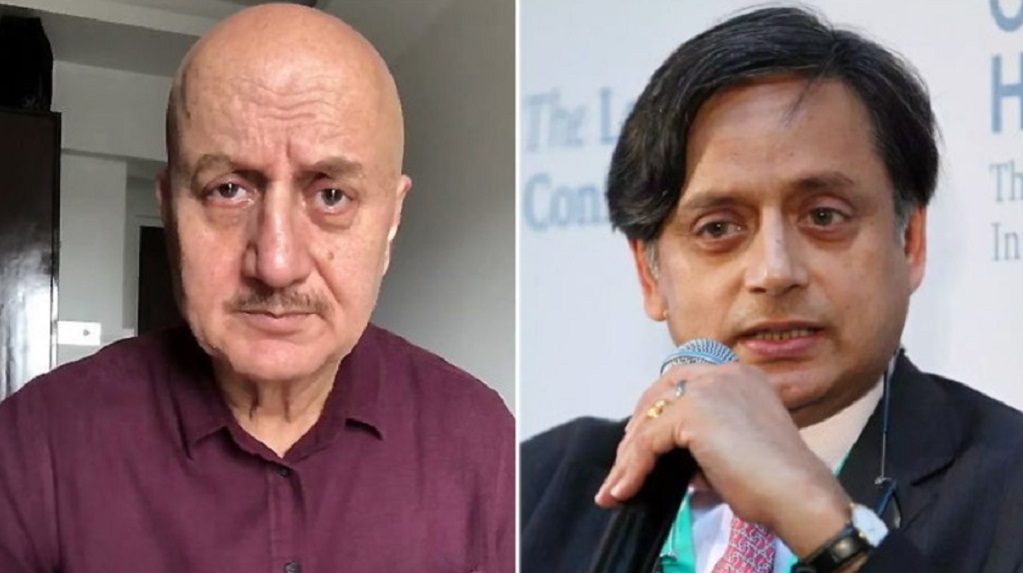 अजय पंडिता की हत्या पर शशि थरूर ने किया ट्वीट, भड़के अनुपम खेर