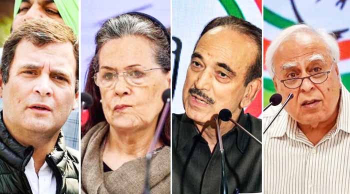 आजाद और सिब्बल ने फिर साधा सोनिया पर निशाना, थम नहीं रहा कांग्रेस का घमासान