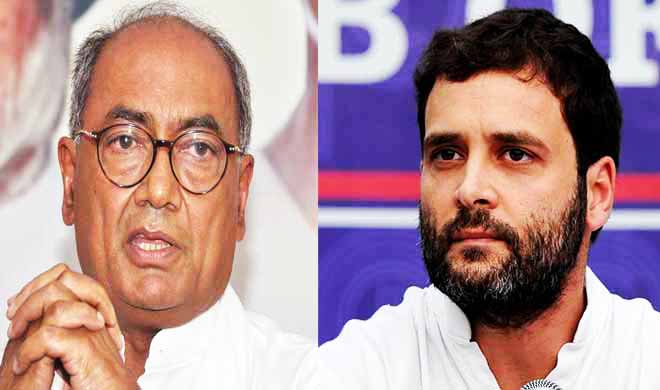 राहुल गांधी को कटघरे में खड़ा कर गए दिग्विजय ,पार्टी में असंतोष के लिए ठहराया जिम्मेदार 