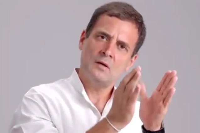 राहुल गांधी ने देश की गिरती अर्थव्यवस्था को लेकर पीएम मोदी पर साधा निशाना