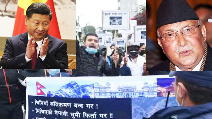 चीन के चुंगल में फसा नेपाल ,ड्रैगन की धोखेबाजी के खिलाफ सड़कों पर उतरी जनता
