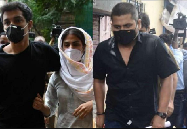 एनसीबी की रिया के घर छापेमारी, हिरासत में शोविक और सैमुअल