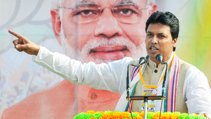 भाजपा आलाकमान के सामने त्रिपुरा में सरकार बचाने की चुनौती 
