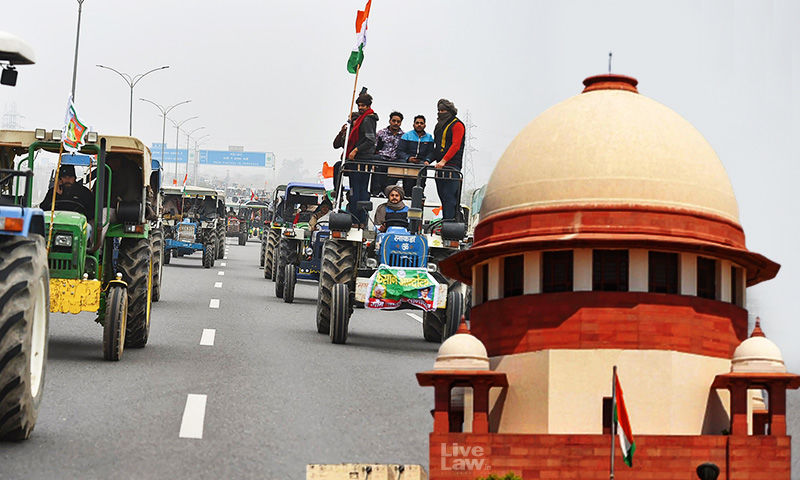 सुप्रीम कोर्ट ने कहा किसानों की ट्रैक्टर रैली पर कोई आदेश जारी नहीं , पुलिस को फैसला लेने दें