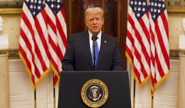 Trump ने बिना Biden का नाम लिए दी शुभकामनाएं, कहा- ‘आंदोलन की बस शुरुआत है’