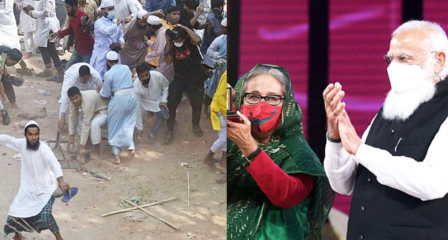 बांग्लादेश में  थम नहीं रहा मोदी को लेकर उपजा बबाल , अभी तक 13 मौत 