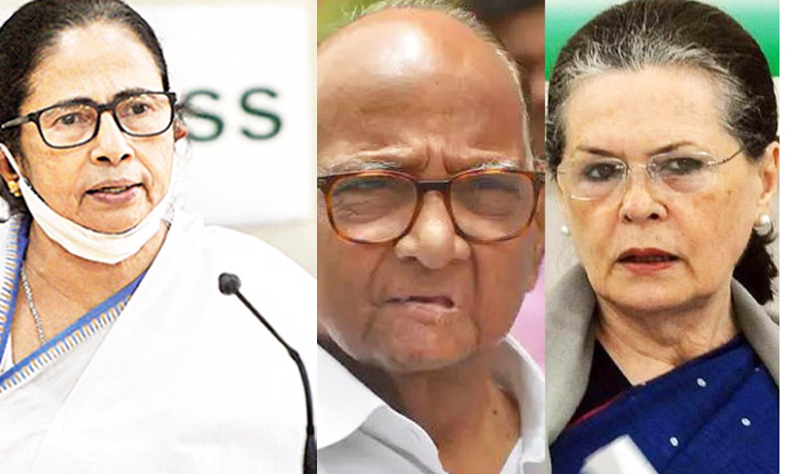 कांग्रेस को दरकिनार कर बनेगा विपक्षी दलों का मोर्चा 