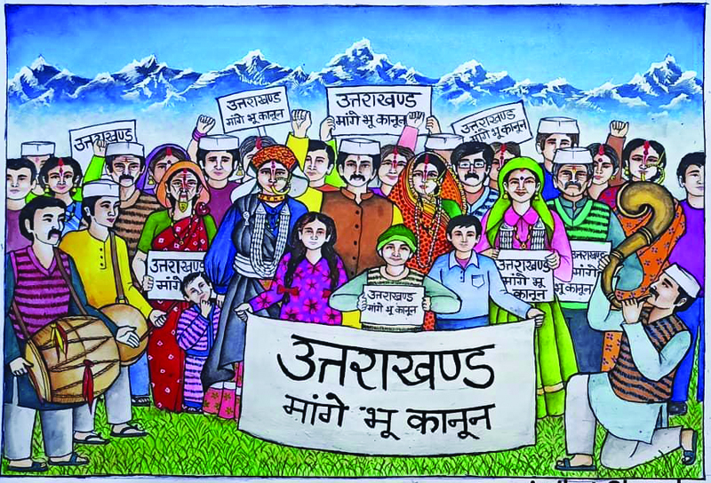 ‘बेईमान’ उत्तराखण्ड मांगे भू-कानून
