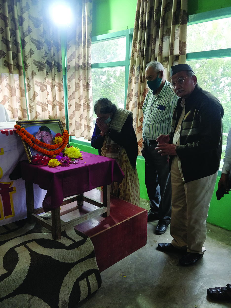 कॉमरेड शमशेर की स्मृति में सभा