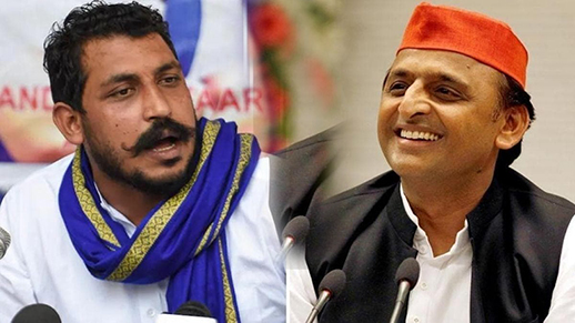 सपा गठबंधन में शामिल होंगे रावण, दलित चेहरे की कमी होगी पूरी 