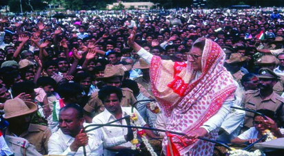 इंदिरा ही भारत है का दौर