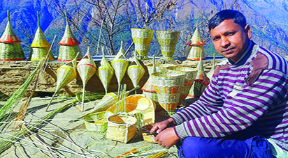 रिंगाल से दिखलाई रोजगार की राह