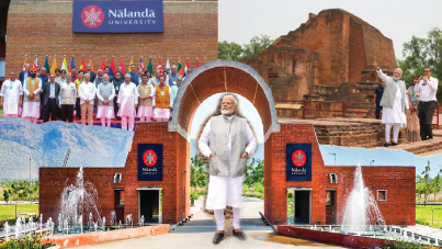 नालंदा महाविहार को लेकर गलत बोल रहे पीएम